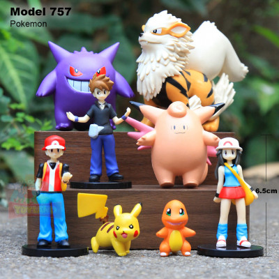 Action Figure Set - Model 757 : Pokemon